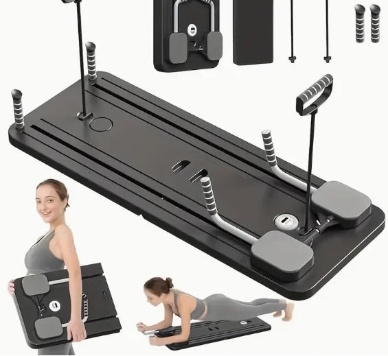 Pilates Board 5 In 1 Reformer Set Foldable Sliding Board