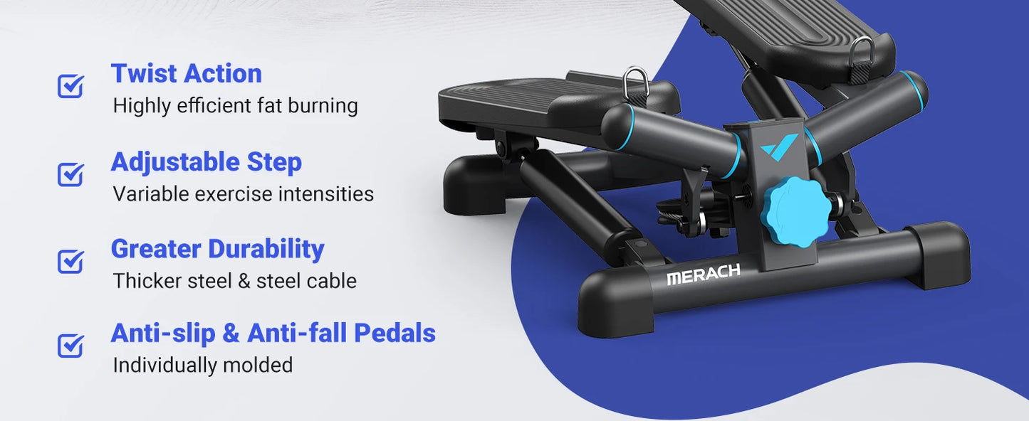 Mini Stepper for Exercise 330LBS Capacity Compact Design