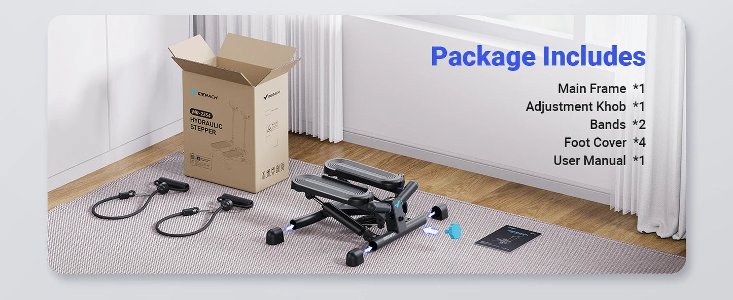 Mini Stepper for Exercise 330LBS Capacity Compact Design