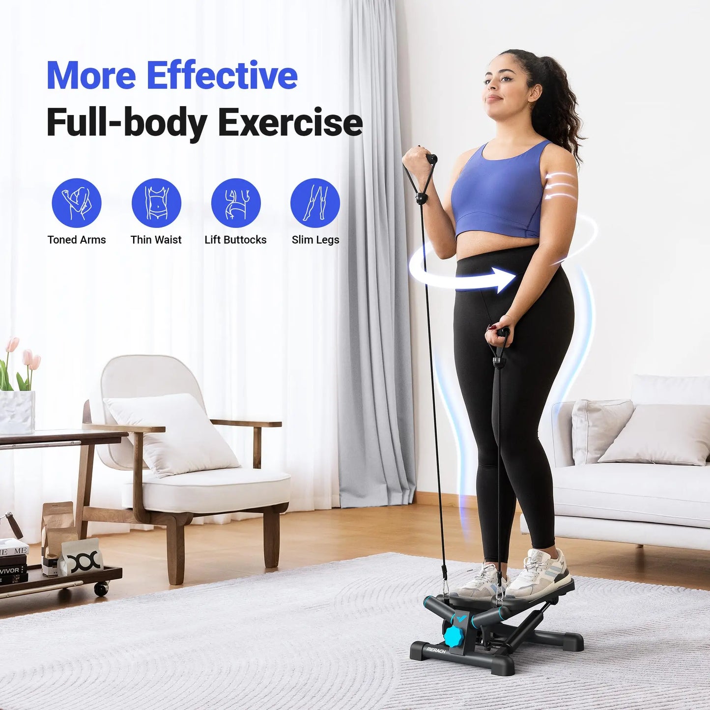 Mini Stepper for Exercise 330LBS Capacity Compact Design