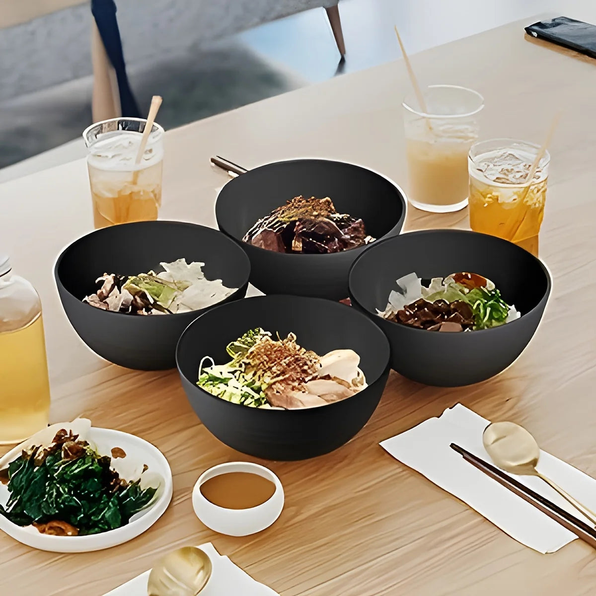 32pcs Tableware Set, Include Plates, Bowls Cups Essentials