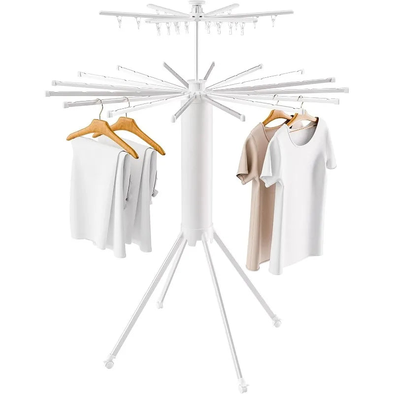 Four-Legged Clothes Drying Rack, Foldable