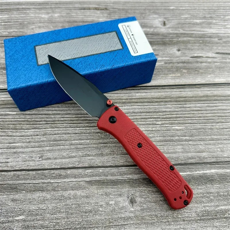BM535 folding knife 440c steel blade hunting
