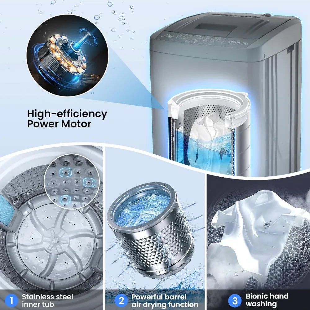 17.8 Lbs Washer Dryer Combo