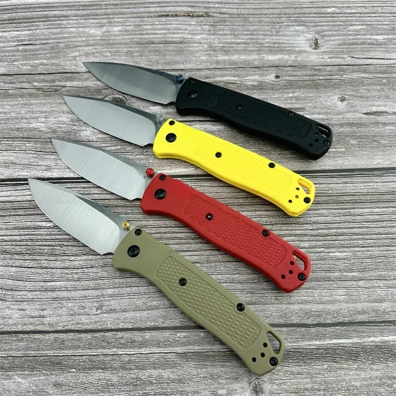 BM535 folding knife 440c steel blade hunting