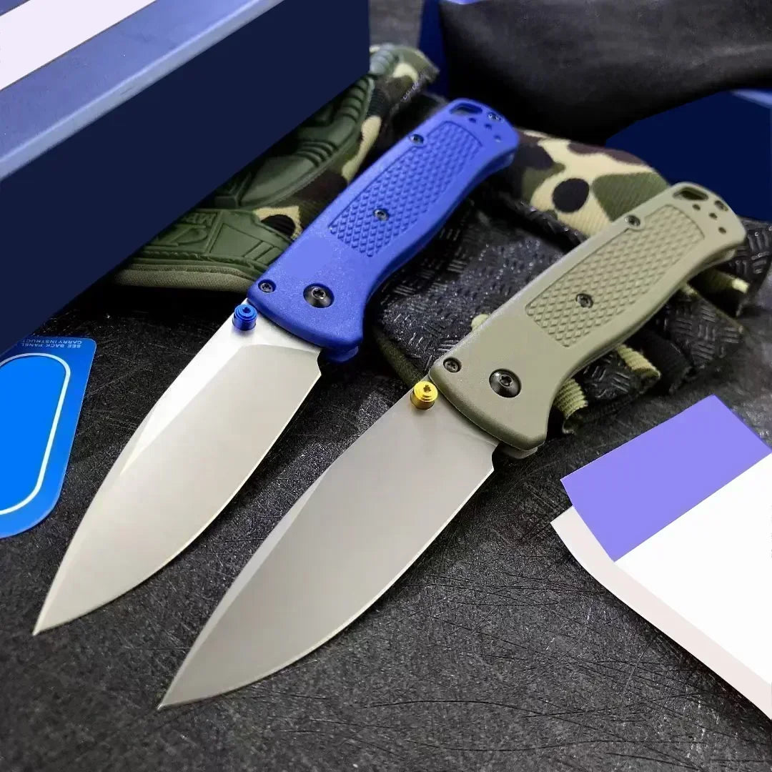 BM535 folding knife 440c steel blade hunting