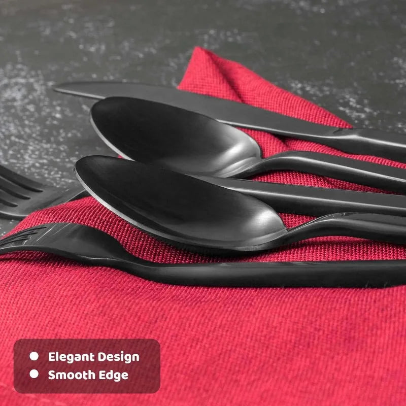 20-Piece Stainless Steel Flatware Satin Polished