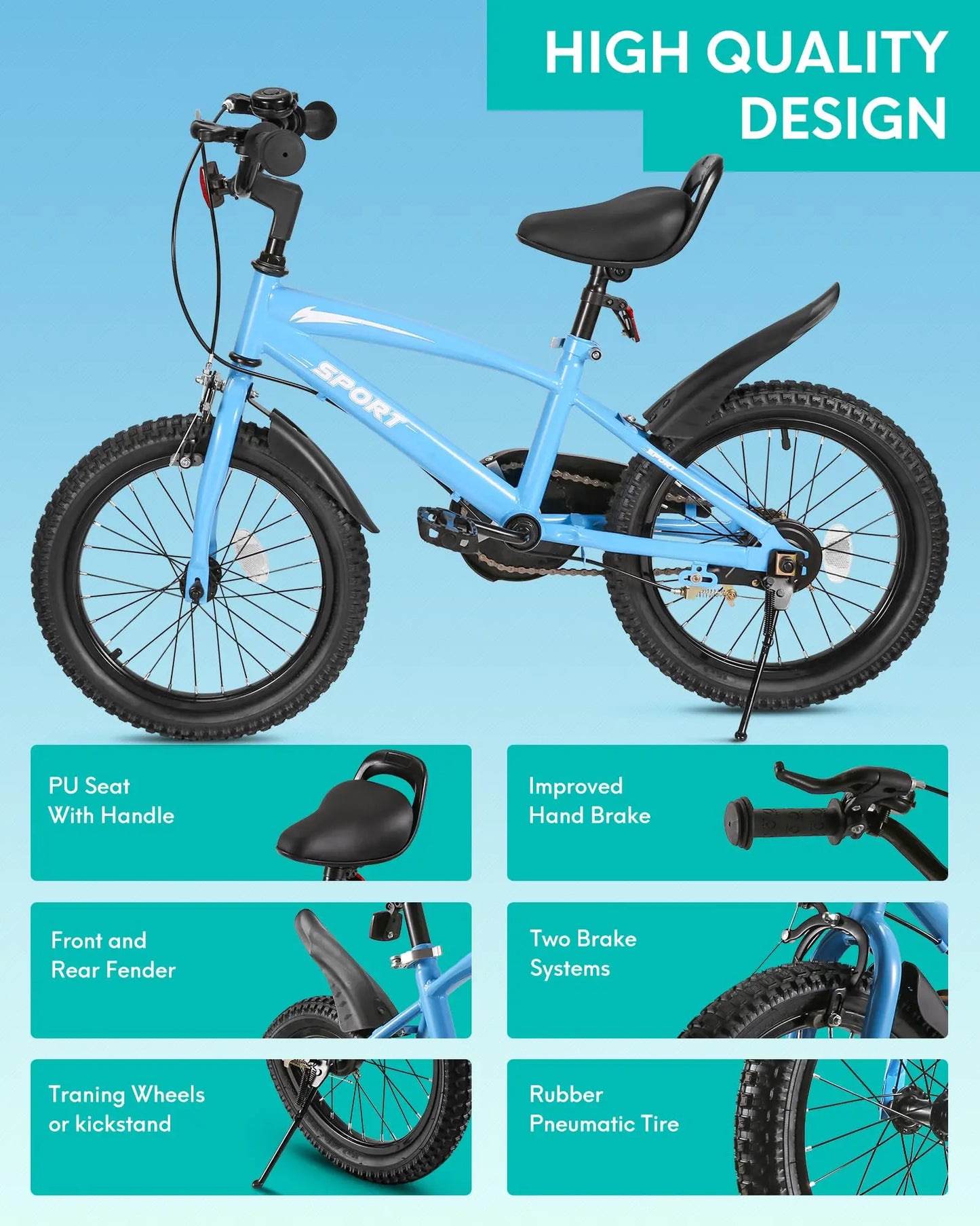 Titanium Frame Utility Bicycle with Steel Fork & Rim