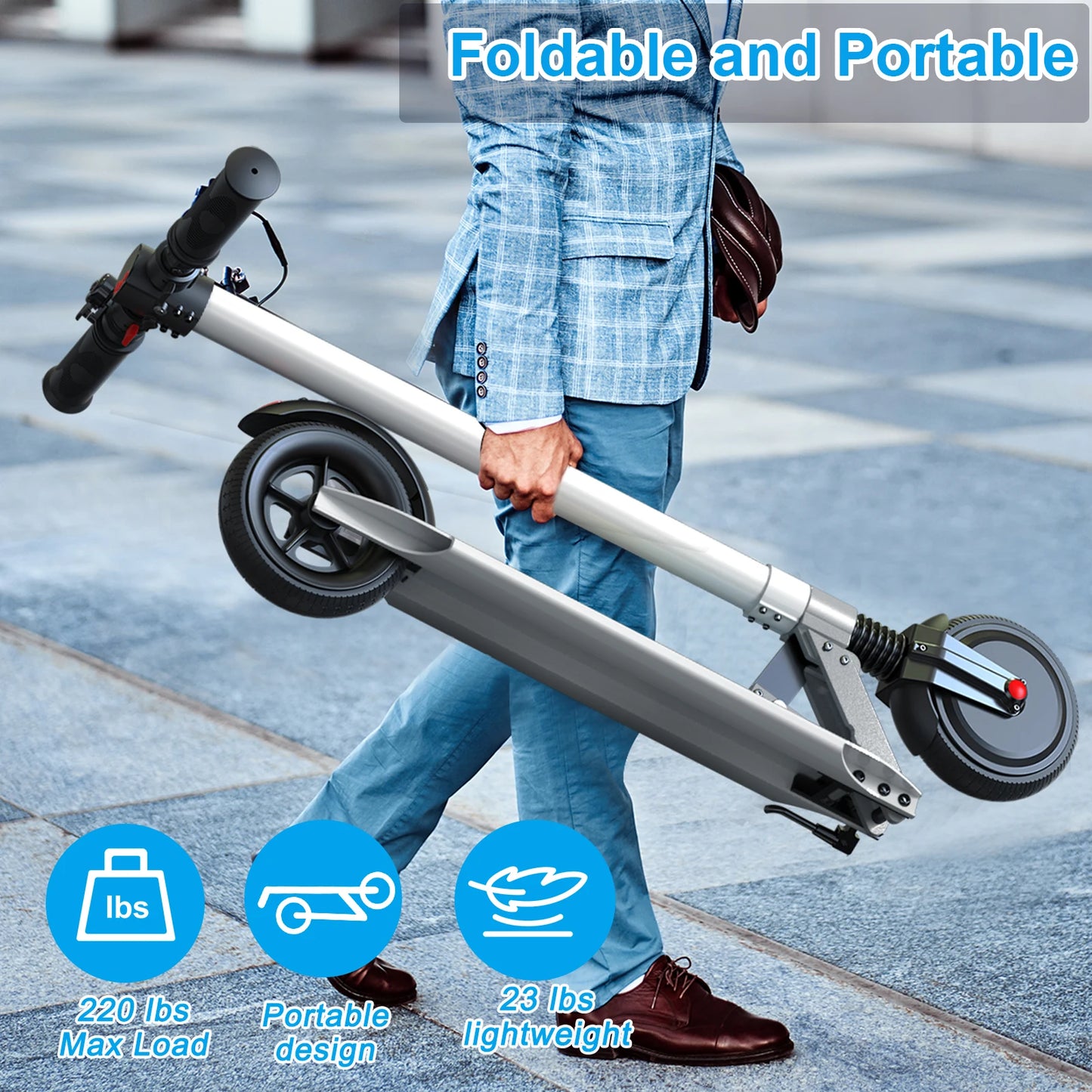 Electric Scooter Commuter E-Bike For Adults Foldable E-Scooter