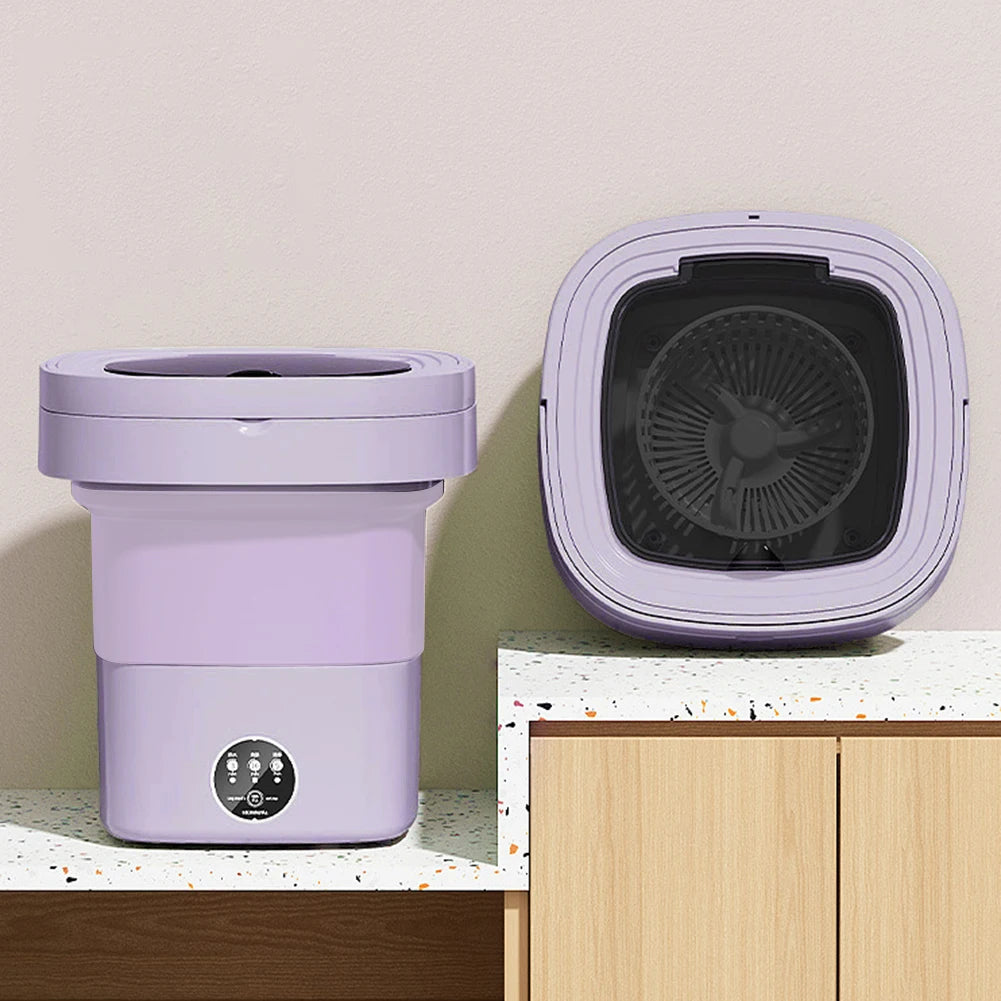 10L Small Folding Washing Machine Portable Dormitory Mini