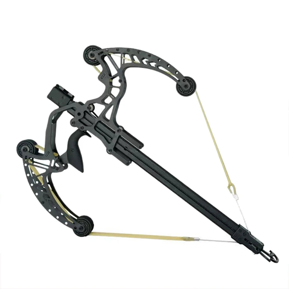 All-metal 50-round compound bow and arrow