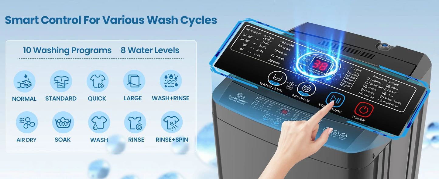17.8 Lbs Washer Dryer Combo