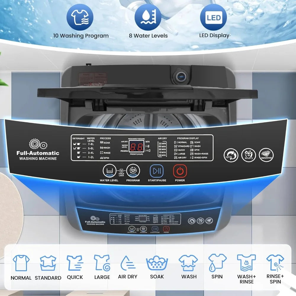 17.8 Lbs Washer Dryer Combo