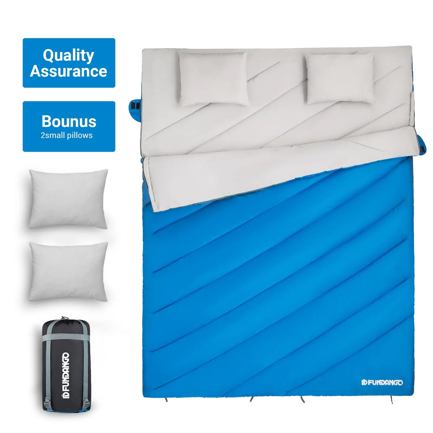 Double Cold Weather Sleeping Bag for Winter