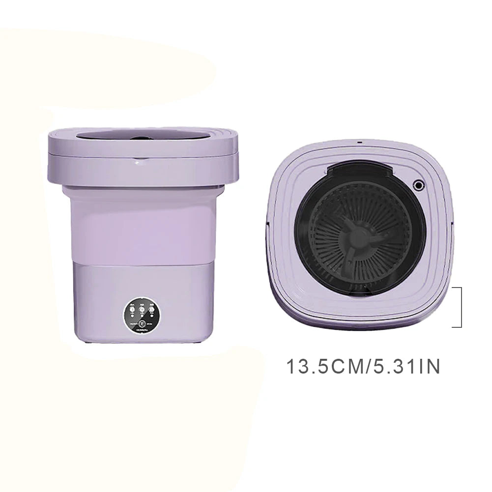 10L Small Folding Washing Machine Portable Dormitory Mini