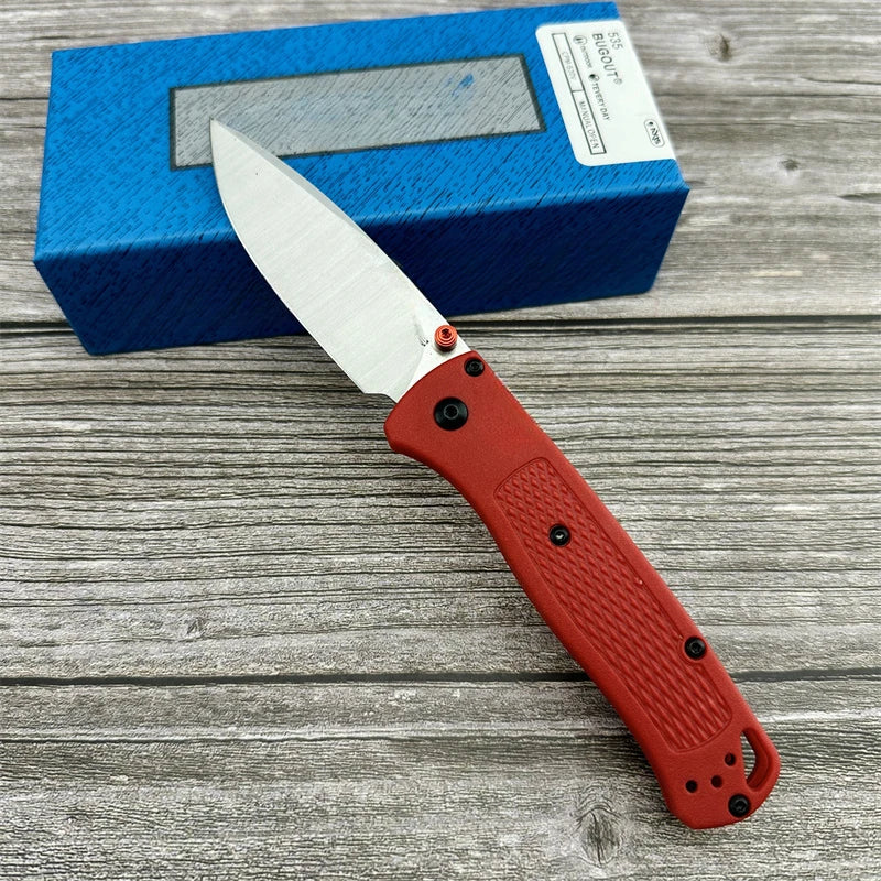 BM535 folding knife 440c steel blade hunting