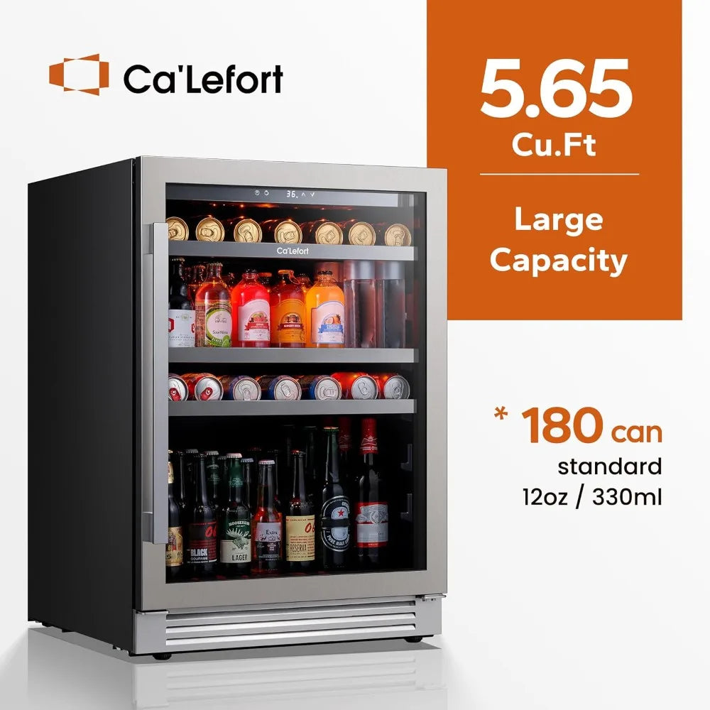 180 Cans of 34 ° F-54 ° F Beverage Refrigerator Cooler