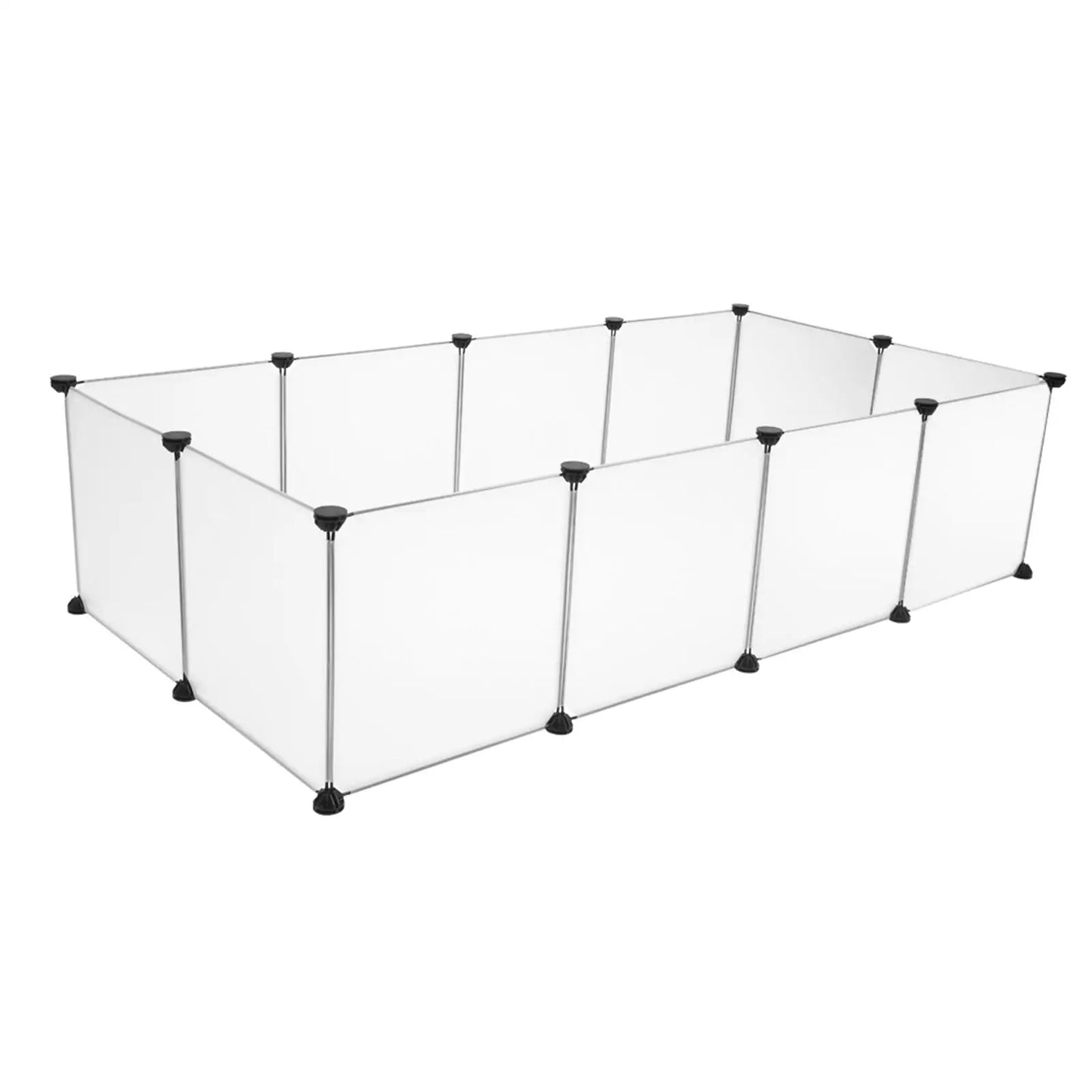 Portable Large Pet Playpen - Plastic Fence for Small Animals