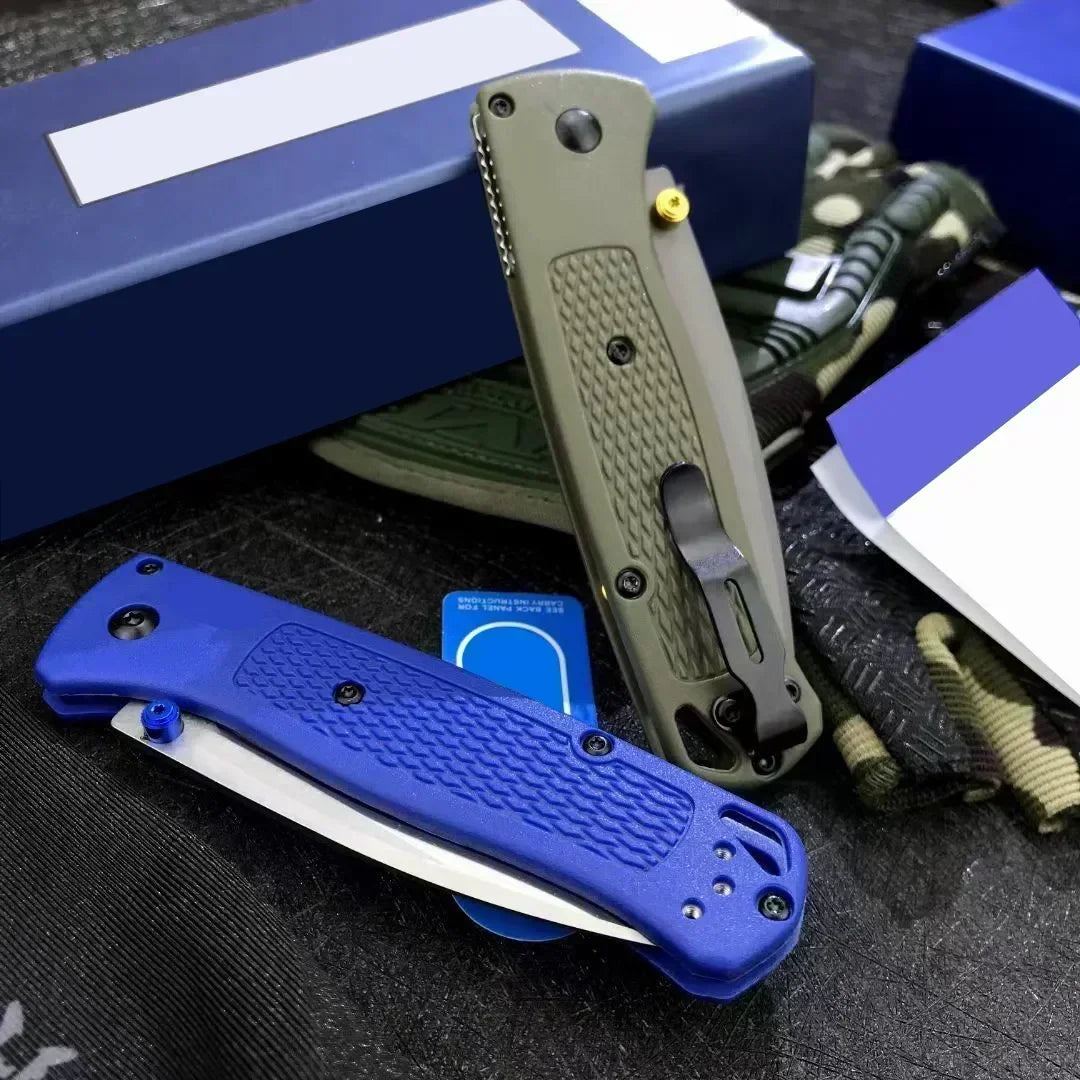 BM535 folding knife 440c steel blade hunting