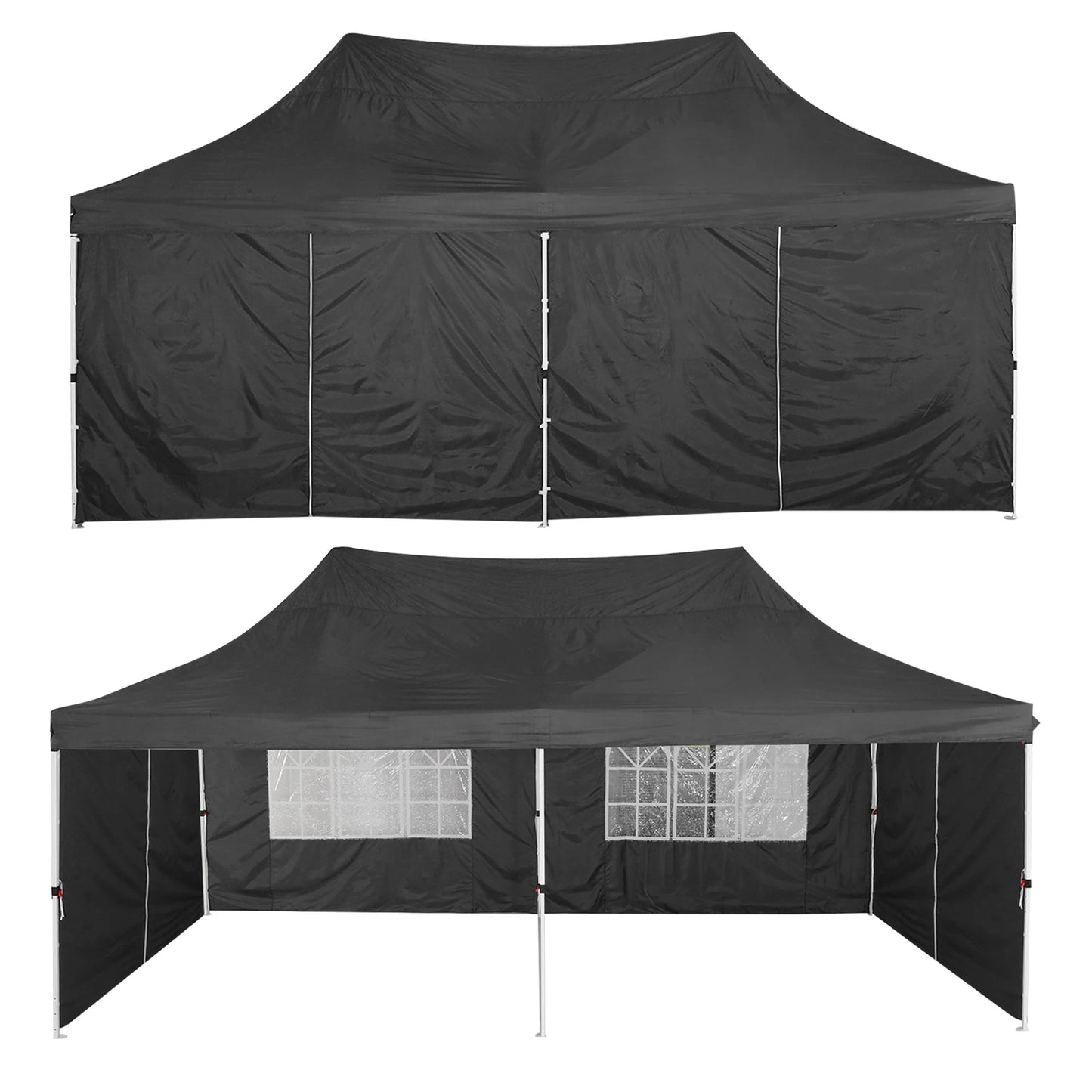 10x20 Pop Up Canopy Tent with 6 Sidewalls for Events