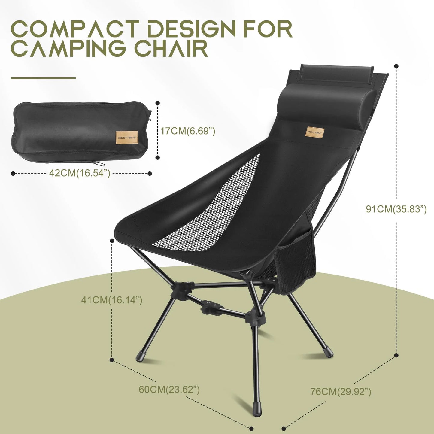 Lightweight Folding Moon Chair for Outdoor Use