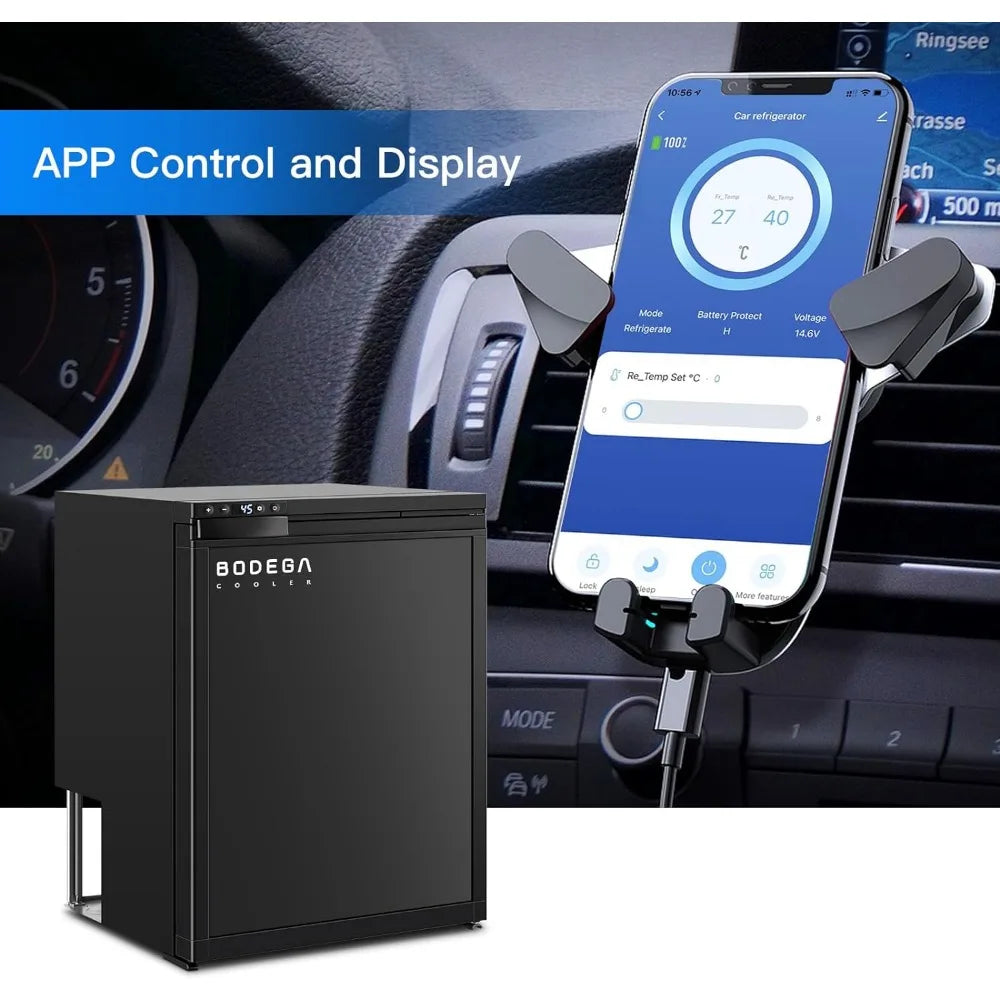RV Fridge Freezer, WIFI APP Control, 65L (2.3cu.ft.) Portable