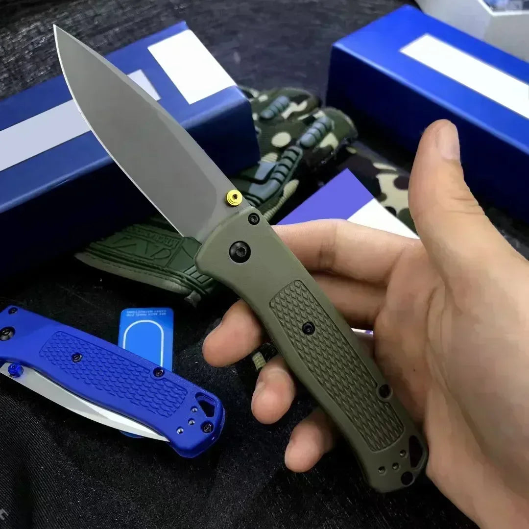 BM535 folding knife 440c steel blade hunting
