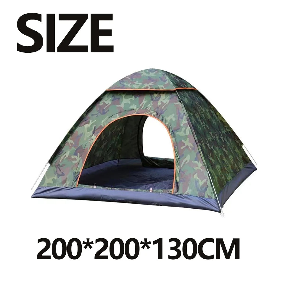 Building 3 4 Person Automatic Pop Up Outdoor Camping Tent