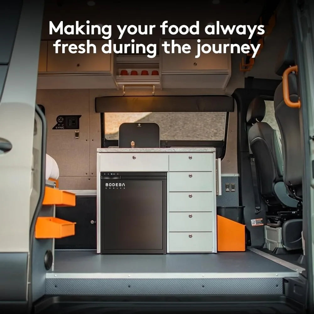 RV Fridge Freezer, WIFI APP Control, 65L (2.3cu.ft.) Portable