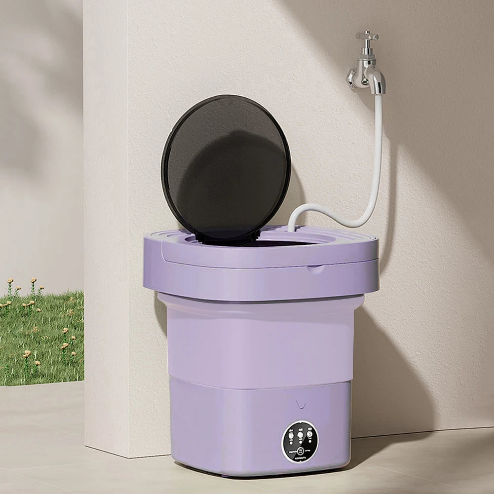 10L Small Folding Washing Machine Portable Dormitory Mini