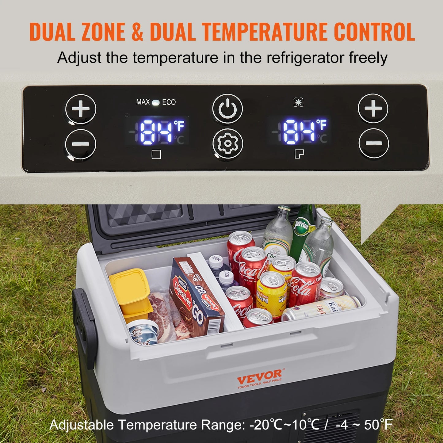 45L/55L Foldable Handle Car Refrigerator for Travel Use
