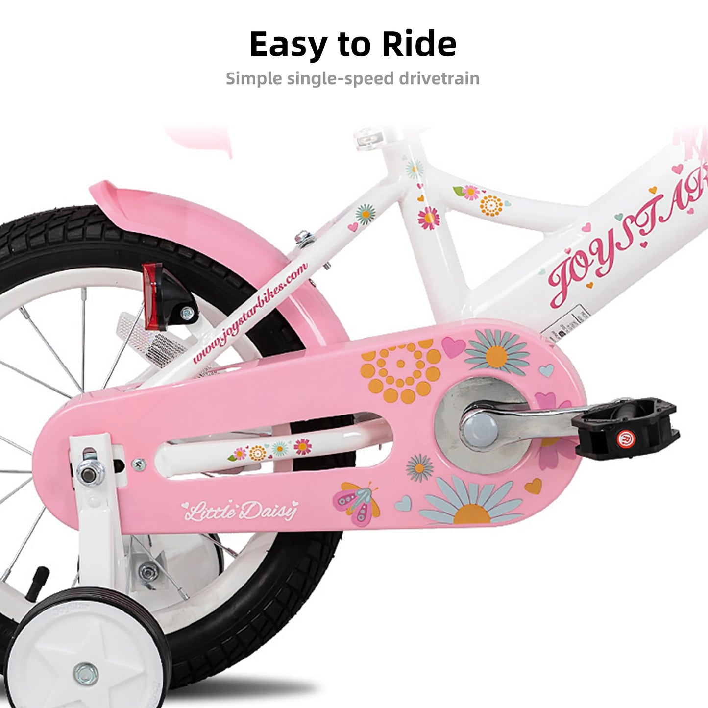 JOYSTAR Kids Bike for Ages 2-7 with Doll Seat & Streamers