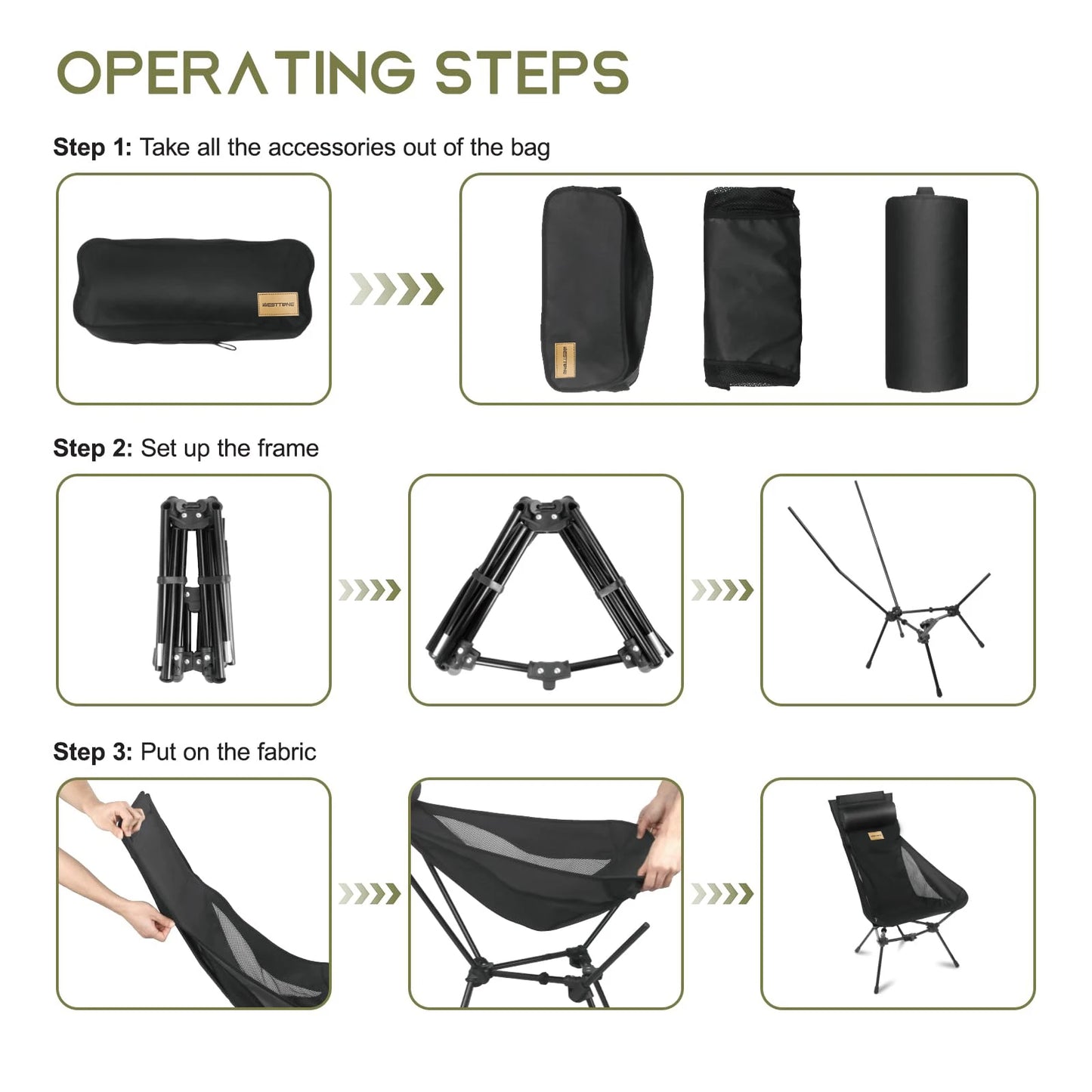 Lightweight Folding Moon Chair for Outdoor Use