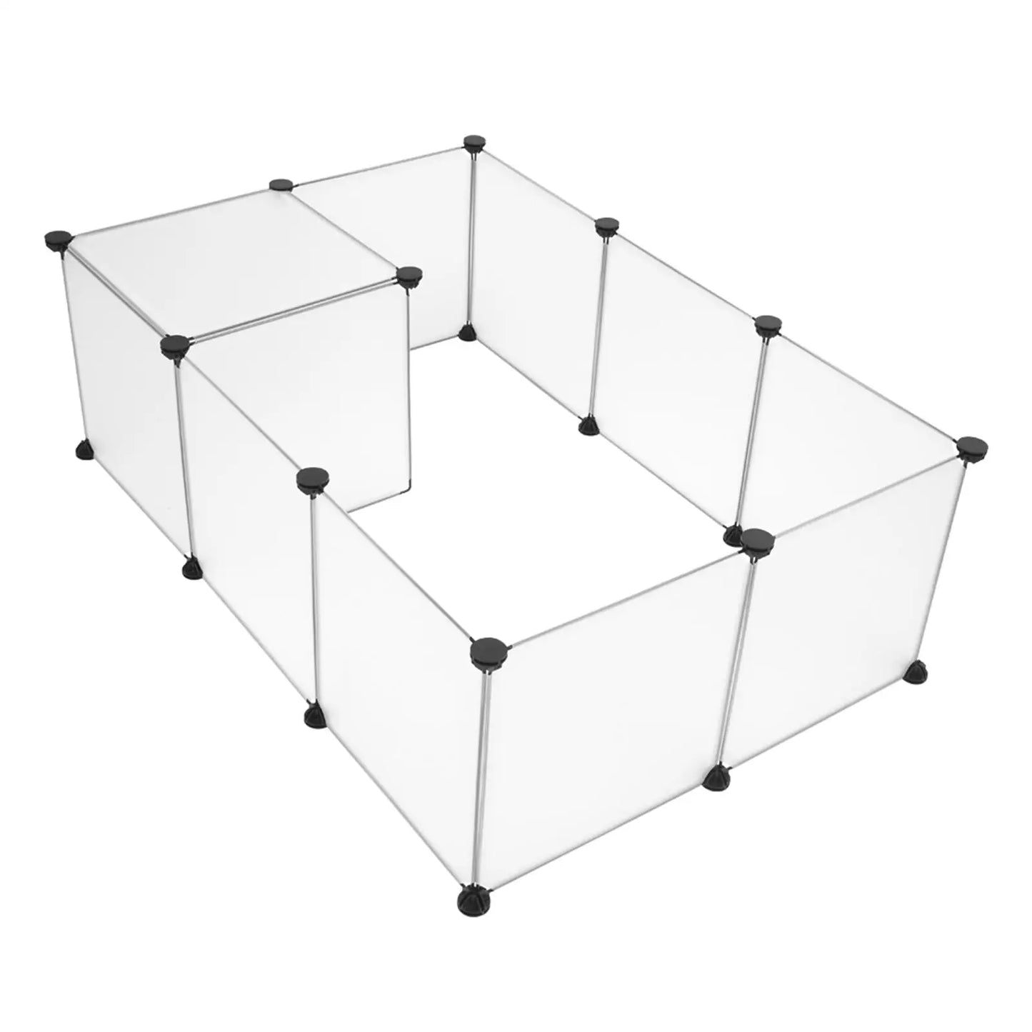 Portable Large Pet Playpen - Plastic Fence for Small Animals