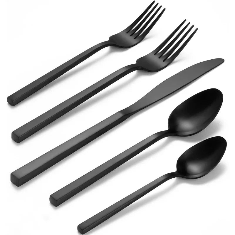 20-Piece Stainless Steel Flatware Satin Polished