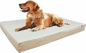 True Orthopedic Gel Memory Foam Dog Bed for Ultimate Comfort