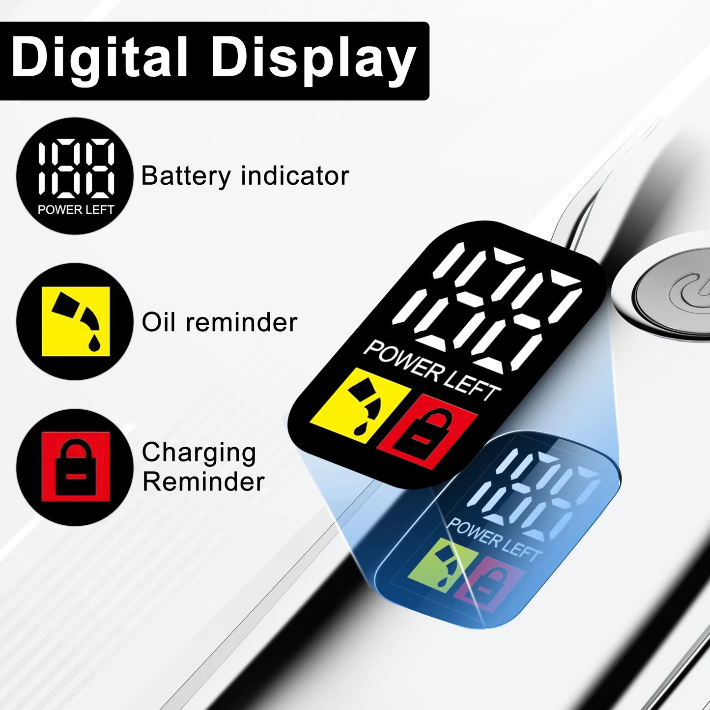 Hatteker Professional Hair Clipper Cordless Electric Trimmer For Barbers