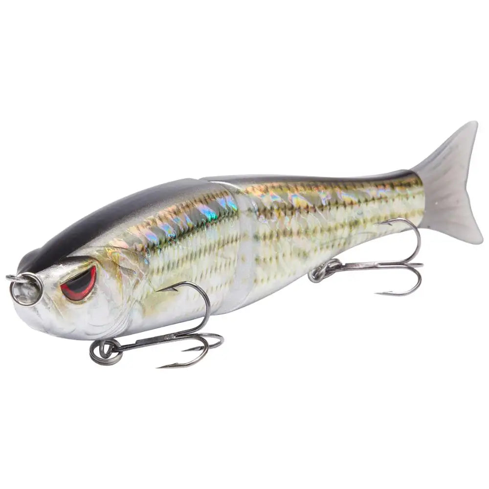 Swimbait Pike Trout Glide Minnow Hard Bass Lure Freshwater
