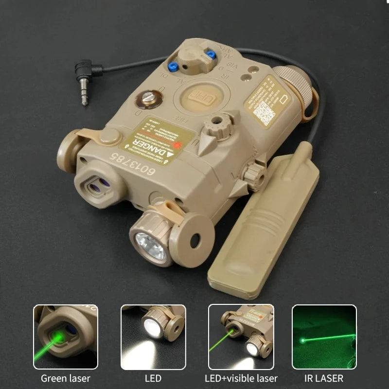 Tactical PEQ15 Laser Pointer IR Flashlight For Airsoft