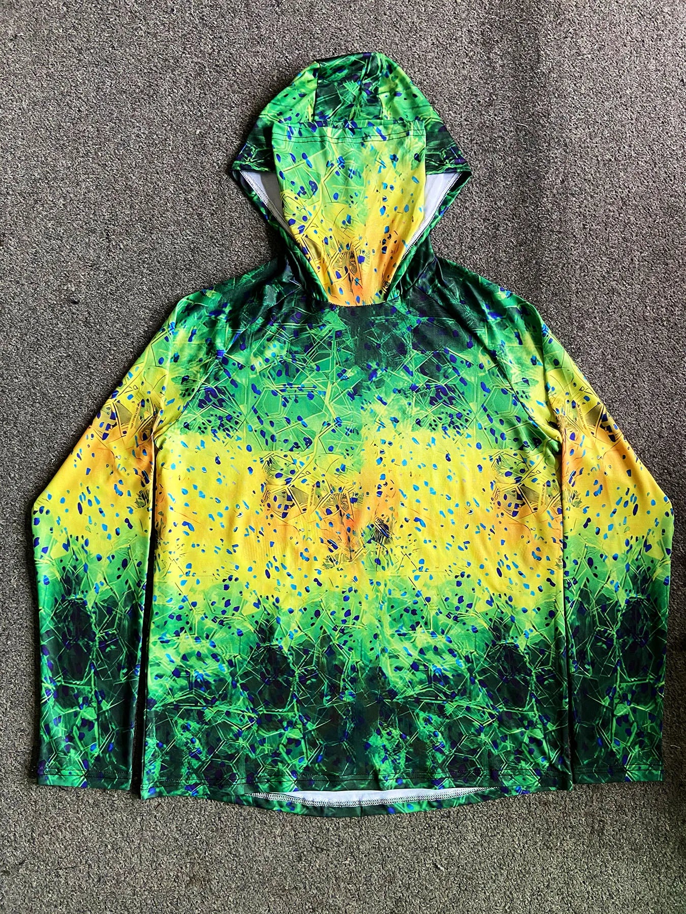 Fishing Hoodie Long Sleeve Sun Protection Shirt For Outdoor Activities