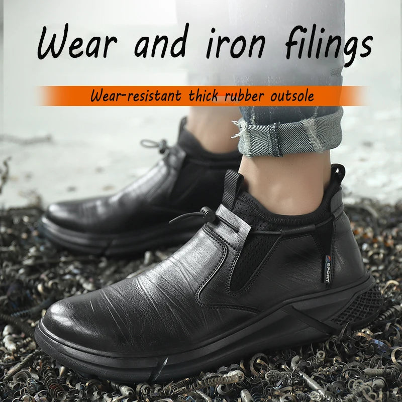 Safety Steel Toe Work Shoes For Men Waterproof Boots