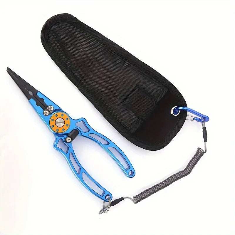 Aviation Aluminum Fishing Pliers Multi-Functional Line Cutter Outdoors