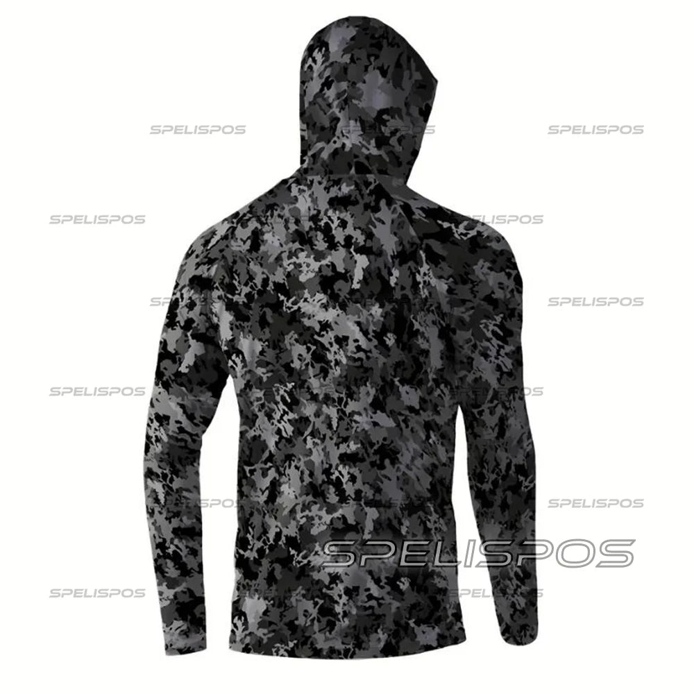 Hign-concerned Fishing Hoodie Long Sleeve Sun Protection