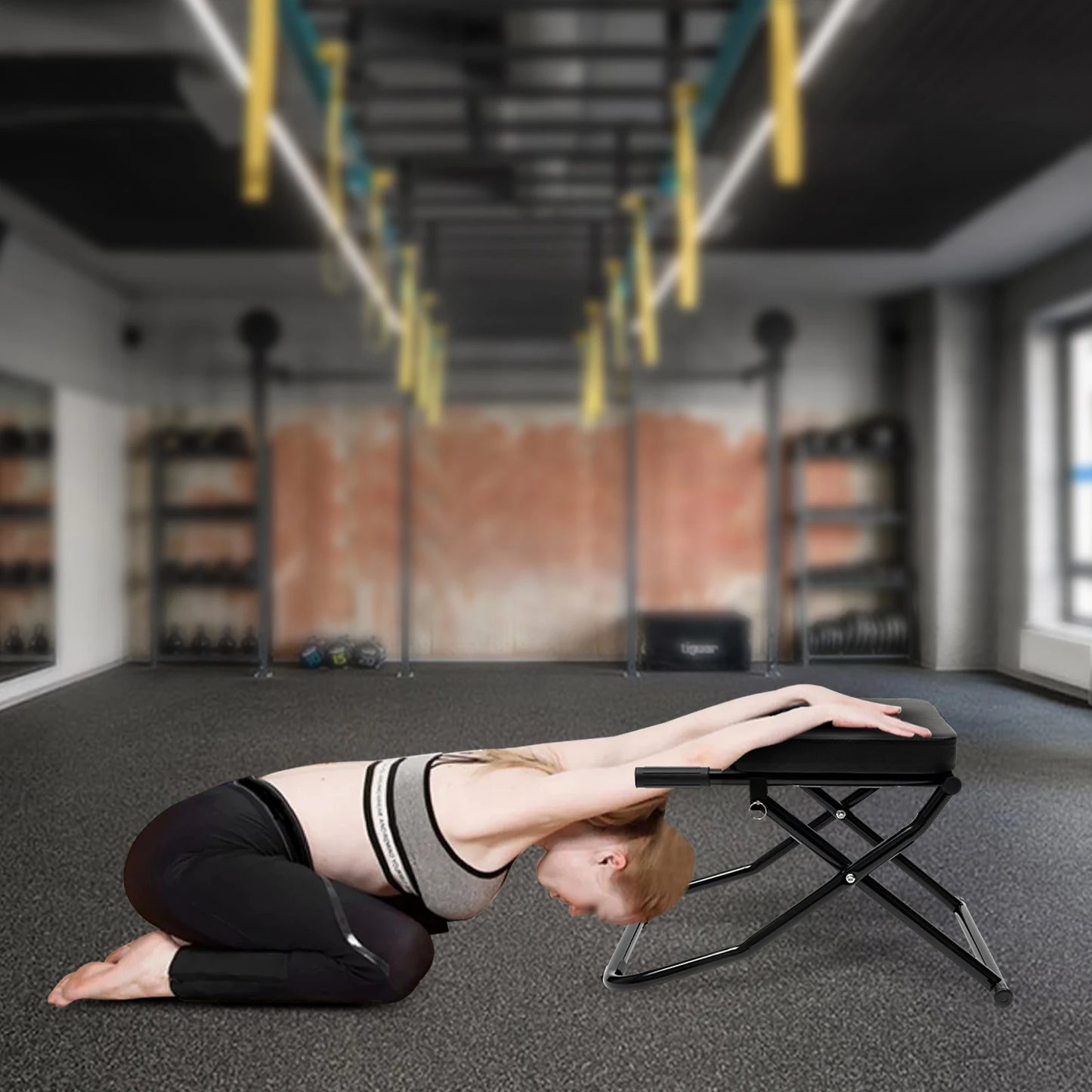 Inversion Chair Yoga Headstand and Shoulderstand Trainer