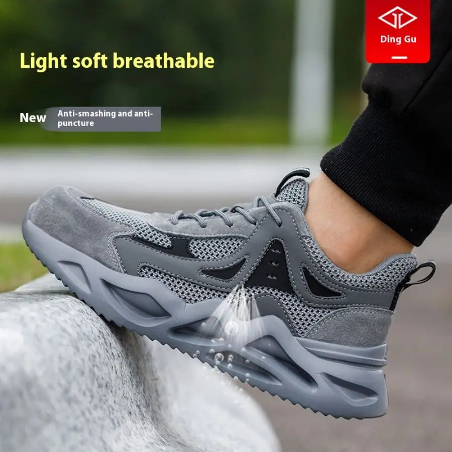 Men's Puncture-Resistant Soft-Soled Work Shoes