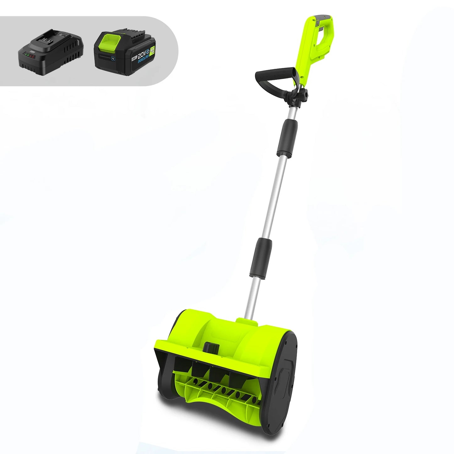 Deli Cordless Snow Blower Shovel With Dual 4.0Ah Batteries