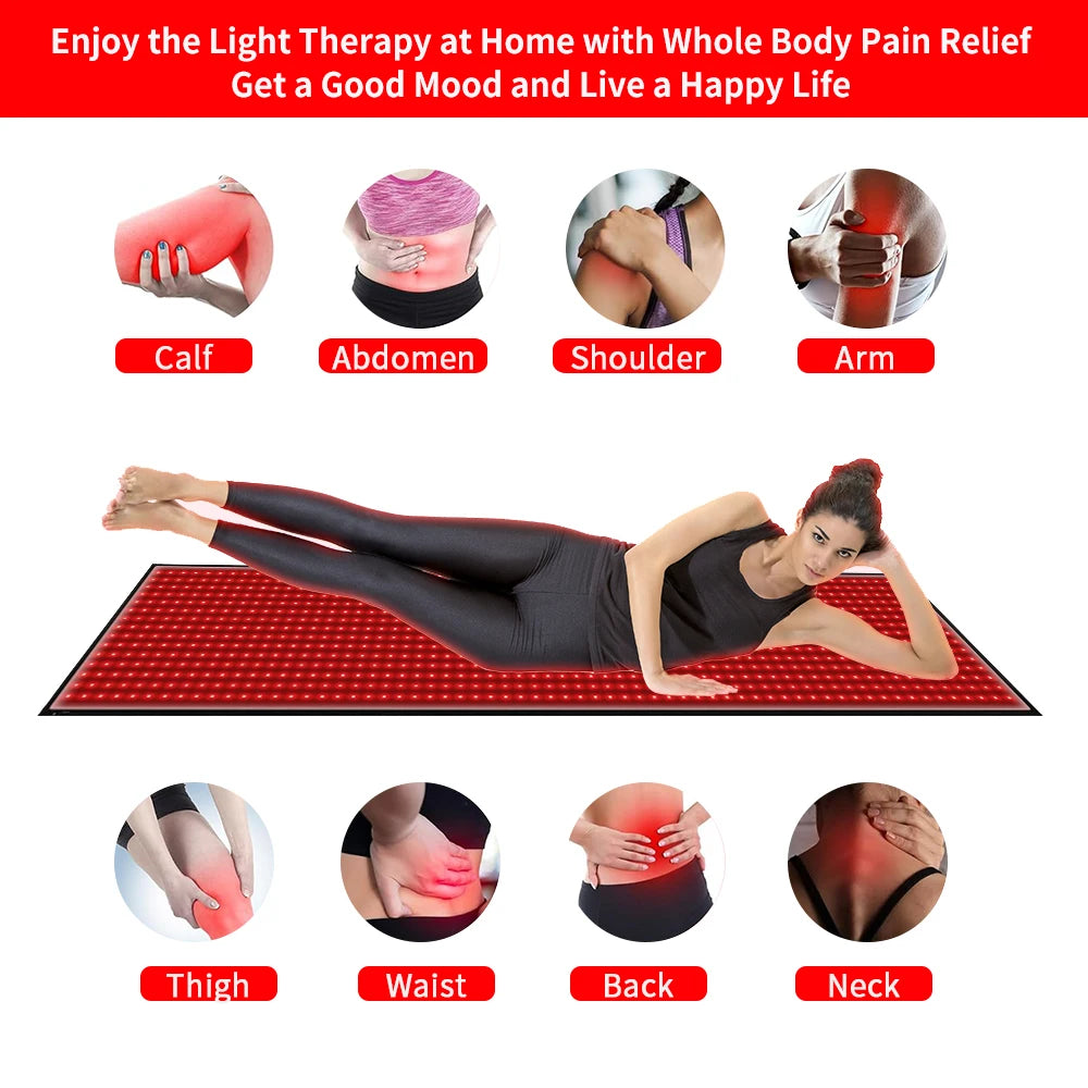 Full Body Infrared Light Therapy Mat With 945 LEDs