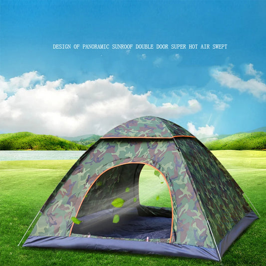 Building 3 4 Person Automatic Pop Up Outdoor Camping Tent