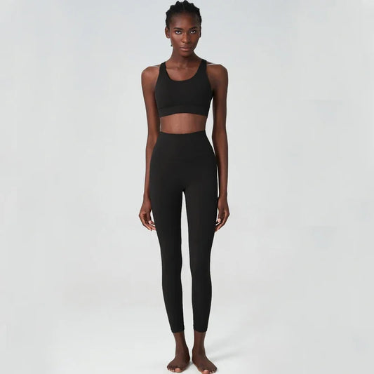 COZOKCN Women Yoga Set Breathable Quick Dry Sportswear