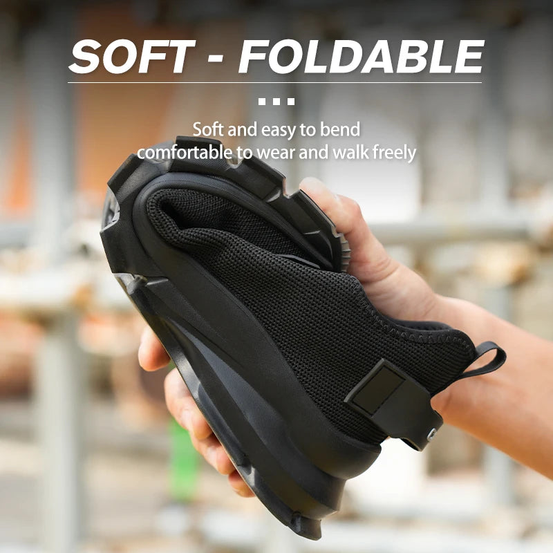 Soft-Soled Breathable Safety Shoes With Anti-Smash And Anti-Puncture Protection
